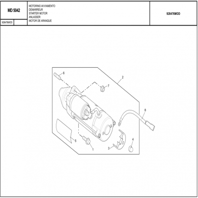 MANITOU MHT-X 790曼尼通礦用叉車 約翰迪爾4045HMC85發(fā)動機-啟動機