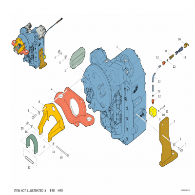 安百拓Epiroc ST7 地下鏟運機 變速箱傳動裝置 - DF150 組件