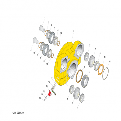 安百拓Epiroc ST7 地下鏟運機 變速箱蓋板 - 前蓋組件